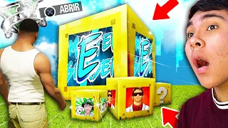 ABRIENDO LUCKY BLOCKS de YOUTUBERS EN GTA 5! Grand Theft Auto V - GTA V Mods