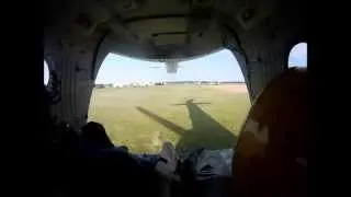 Прыжок с вертолёта МИ-8МСБ