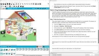 4.2.2.4 Packet Tracer - Explore the Smart Home