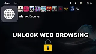 How to go on the INTERNET on PS5 (Easiest Method)