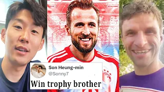 Players Reaction On Harry Kane Join Bayern Munich