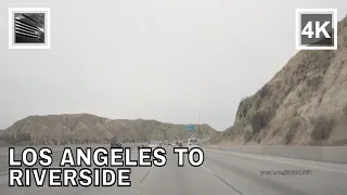 Driving from Los Angeles to Riverside, CA 91