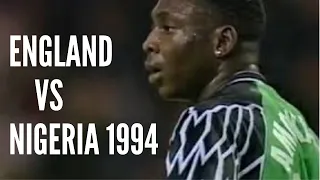 England v Nigeria November 1994