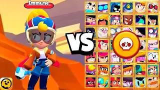 Boss Janet VS Every Brawler | Brawl Stars