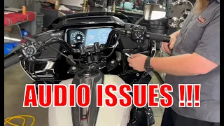 HD ROAD GLIDE SKYLINE OS AUDIO PROBLEMS! | GPOPS & GIGI