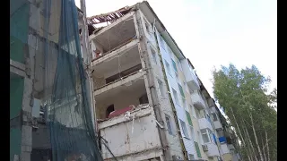 В Нижневартовске затягивается снос дома, поврежденного при взрыве газа