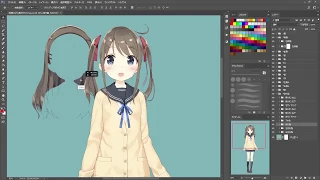 【公式】Live2D Cubism 3 基本チュートリアル1：イラストの加工