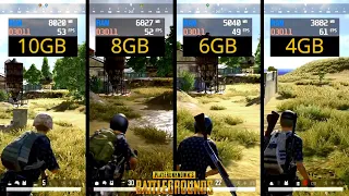 Pubg | 4gb vs 6gb vs 8gb vs 10gb | Ram Test | 2020