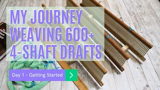 My Journey Weaving 4-Shaft Drafts on a Rigid Heddle Loom