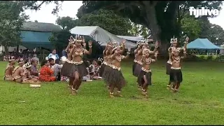Banahan Dance Group performs during the opening of the GCC meeting on Bau Island.
