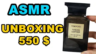ASMR unboxing tom ford perfume relaxing and satisfying