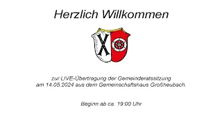 Gemeinderatssitzung am 14.05.2024