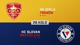 28.kolo Dukla Trenčín - HC Slovan Bratislava HIGHLIGHTS