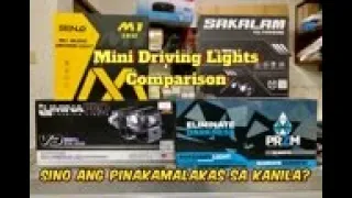 Sino ang Pinaka Malakas na MINI DRIVING LIGHT (SAKALAM, SENLO M1, PRZM GLARE, LUMINA PRO V3)