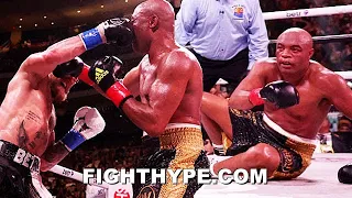 WATCH JAKE PAUL DROP ANDERSON SILVA IN SLOW-MO | HIGHLIGHTS OF FIGHT & KNOCKDOWN FROM 2 ANGLES