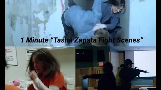 Blindspot | Over 1 Minute of Tasha Zapata Fight Scenes, Disarms, Restrains and Takedown Sequences