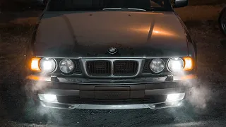 BMW 540i E34 "MONZA" - Варим новый выхлоп! Звук Бомба! Машина выехала!