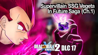 NEW Supervillain SSG Vegeta Transformation In Xenoverse 2 DLC 17 FUTURE SAGA Chapter 1