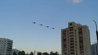 Минск воздушный парад 3 июля 2019г.