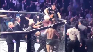 Нападение команды Хабиба на Конора на UFC 229