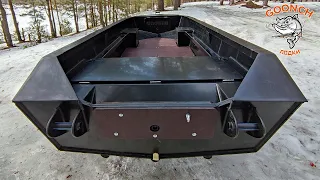 Обзор моторной лодки GOONCH ( Гунч ) 4м из ПНД с увеличенным кокпитом / powerboat