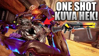 How To One Shot Archons With Any Warframe Using The Kuva Hek!