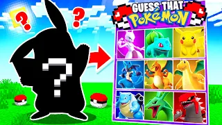 Impossible Guess The Pokemon In Minecraft Challenge!