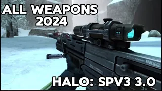 Halo SPV3 All Weapons Showcase (2024 Updated)