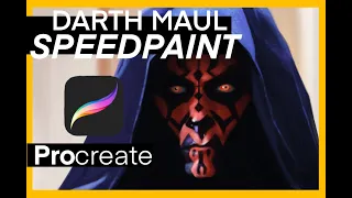 DARTH MAUL SPEEDPAINT - PROCREATE/iPad