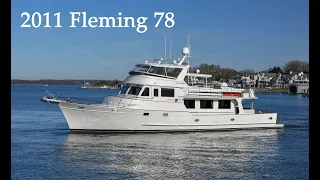 2011 Fleming 78 Cruising & Interior Highlights