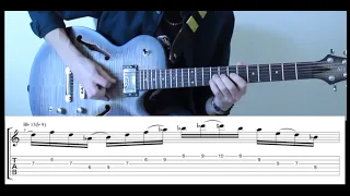 Jazz/Fusion guitar lesson - Evgeny Pobozhiy online-school