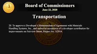 Cobb County Board of Commissioners Meeting - 06/23/20