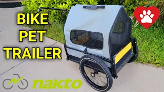 Attention Pet lovers!! Nakto Pet Bike Trailer Assembly Video