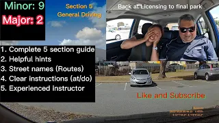 Mock DRIVING TEST for the WA assessment and essential tips with street names #drivingtest