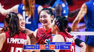 Chatchu-On Moksri Destroyed Volleyball Team Canada !!! Women's VNL 2023