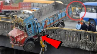 Best truck crashes, truck accident compilation Saturday August 15 2020 PART #10  last  #carcush2020