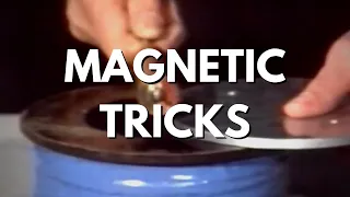 Professor Eric Laithwaite Showing Off His Magnet Tricks