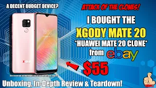 ATTACK OF THE CLONES! THE $55 XGODY MATE 20 (Huawei Mate 20 Clone) Is it a decent Budget Device?