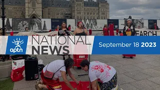 APTN National News September 18, 2023 – Day of action to search the landfills, MNA president retires