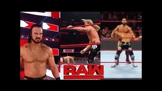 Wwe || Frustrated Drew mcintyre attack on Dolph and Fin balor || monday night raw || 17Dec 2018