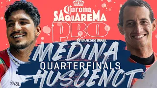 Gabriel Medina vs. Maxime Huscenot | Corona Saquarema Pro - Quarterfinals Heat Replay