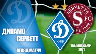 КМ. ДИНАМО Київ - СЕРВЕТТ Швейцарія 1-1. НАЙКРАЩІ МОМЕНТИ