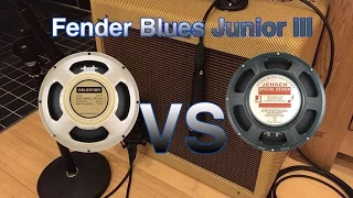 G12M-65 Creamback VS Jensen C12N - Blues Junior