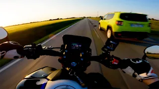 Yamaha MT 09 -  Amazing Sunset Ride