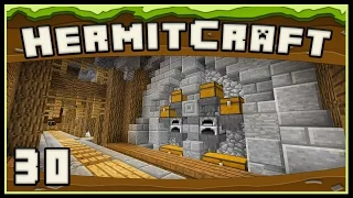 HermitCraft 4:   Furnace Room Design For The Survival Underground Base