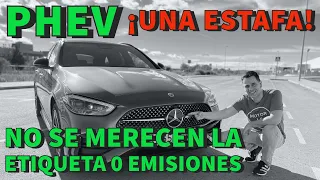 PHEV ¡SON UNA ESTAFA! No se MERECEN la etiqueta 0 emisiones PRUEBA Mercedes C 300 e Estate MOTORK