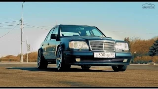 Давидыч наваливает на Mercedes-Benz W124 E500 (Волчок)