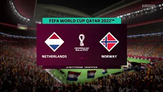 FIFA 23 | Netherlands vs Norway - FIFA World Cup Qatar 2022 | Gameplay