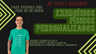 Exercícios fisicos para pessoas acima de 60 anos - VAMOS NOS MOVIMENTAR?