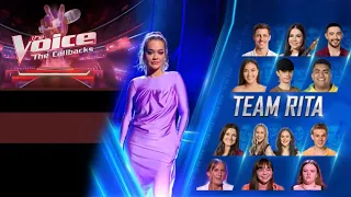 The Voice Australia Season11 - Team Rita - The  Callbacks Recap